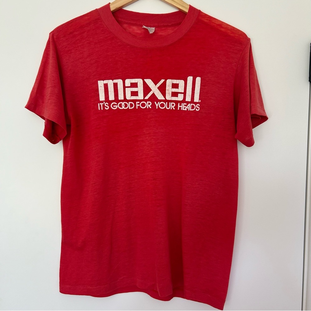 Maxell promo tshirt Size Medium
